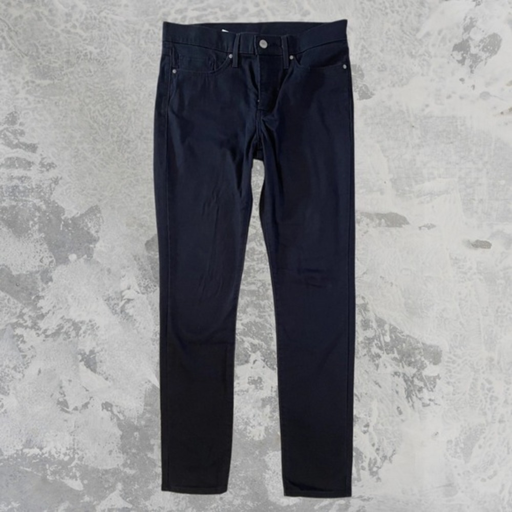 Levi Strauss Signature Men's 29x32 Regular Fit‎ Black Jeans Straight Denim